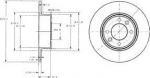 Delphi BG2703 тормозной диск на RENAULT 25 (B29_)