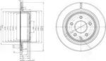 Delphi BG3765C тормозной диск на NISSAN X-TRAIL (T31)
