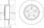 Delphi BG4074 Диск тормозной CHRYSLER 300C 04- задний не вент.