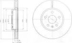 Delphi BG4189C тормозной диск на OPEL INSIGNIA седан