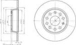 DELPHI ДИСК ТОРМОЗНОЙ AUDI A3/SKODA OCTAVIA/YETI/VW GOLF VI/JETTA ЗАДНИЙ D=272ММ. (цена за 1 шт., в упак. 2 шт.) (1K0 615 601AA, BG4324)
