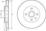 Delphi BG4647C тормозной диск на VW UP