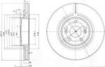 Delphi BG9016 тормозной диск на RENAULT ESPACE IV (JK0/1_)
