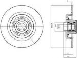 Delphi BG9023RS тормозной диск на RENAULT ESPACE IV (JK0/1_)
