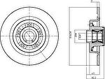 Delphi BG9023RSC тормозной диск на RENAULT ESPACE IV (JK0/1_)