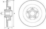 Delphi BG9138RSC тормозной диск на RENAULT LAGUNA III (BT0/1)