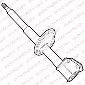 Delphi D2254055 амортизатор на RENAULT CLIO II (BB0/1/2_, CB0/1/2_)