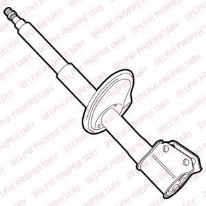 Delphi D2257905 амортизатор на FIAT FIORINO фургон (146)