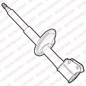 DELPHI Амортизатор подвески газ. пер.лев./ прав.AUDI A3 03-, A3 Sportback 04-/ SEAT ALTEA 04-, LEON 05-, TOLEDO III 04-/ SKODA OCTAVIA+Combi 04-,YETI 2010--/ VW GOLF 2006-,CADDY III универс. (DG 9786)