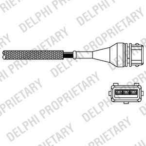 Delphi ES10262-12B1 лямбда-зонд на VW POLO купе (86C, 80)