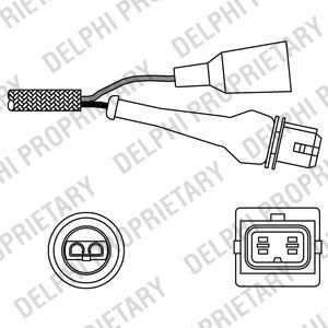 Delphi ES10289-12B1 лямбда-зонд на AUDI 100 (4A, C4)