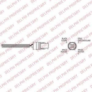 Delphi ES10632-11B1 лямбда-зонд на MERCEDES-BENZ M-CLASS (W163)