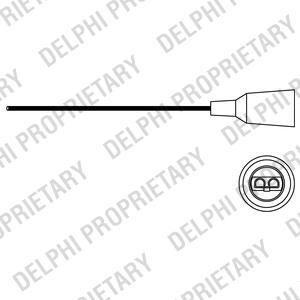 Delphi ES10674-12B1 лямбда-зонд на NISSAN SUNNY II купе (B12)