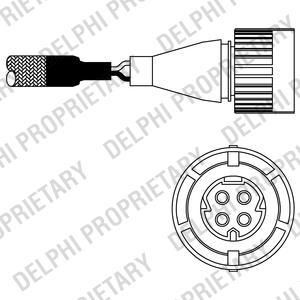 Delphi ES10985-12B1 лямбда-зонд на 3 (E30)