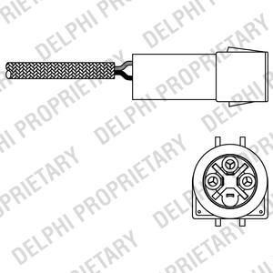 Delphi ES10993-12B1 лямбда-зонд на FORD SCORPIO I (GAE, GGE)