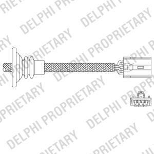 Delphi ES11043-12B1 лямбда-зонд на VOLVO V40 универсал (VW)