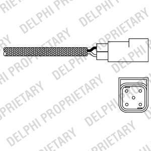 Delphi ES20252-12B1 лямбда-зонд на FORD SCORPIO I (GAE, GGE)