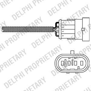 Delphi ES20267-12B1 лямбда-зонд на FIAT BRAVA (182)