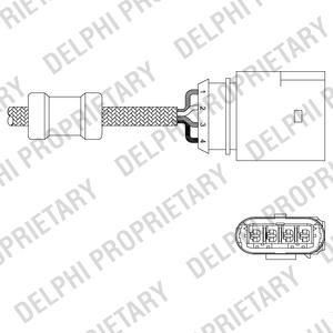 Delphi ES20348-12B1 лямбда-зонд на SKODA OCTAVIA Combi (1U5)