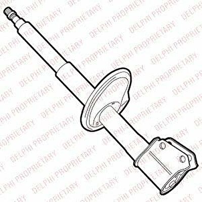 Delphi K2255558 амортизатор на HONDA CIVIC III Hatchback (AL, AJ, AG, AH)