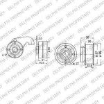Delphi KDB145 комплект ремня грм на FIAT FIORINO фургон (146)