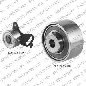 Delphi KDB235 комплект ремня грм на TOYOTA HILUX II пикап (LN8_, RN5_, LN6_, YN6_, YN5_, LN5_, RN6_)
