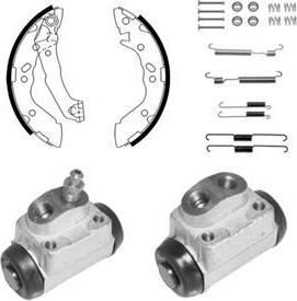 Delphi KP1105 комплект тормозных колодок на HYUNDAI ATOS (MX)