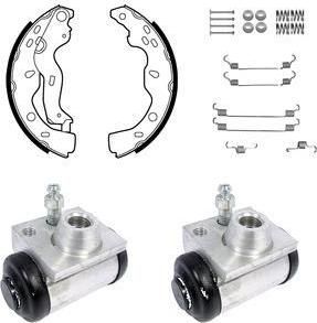 Delphi KP1125 комплект тормозных колодок на FIAT SEDICI (FY_)