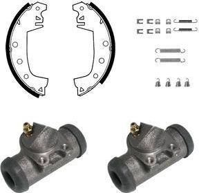 Delphi KP658 комплект тормозных колодок на RENAULT 4 (112_)