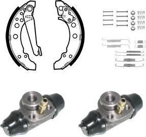 Delphi KP717 комплект тормозных колодок на VW SCIROCCO (53B)