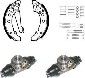 Delphi KP740 комплект тормозных колодок на VW SANTANA (32B)