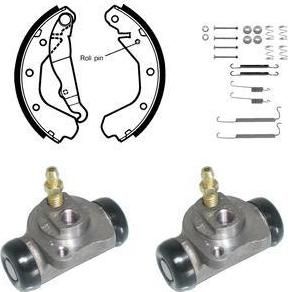 Delphi KP744 комплект тормозных колодок на OPEL KADETT E кабрио (43B_)