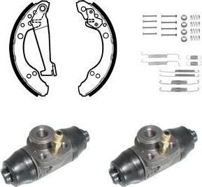 Delphi KP792 комплект тормозных колодок на AUDI 80 (89, 89Q, 8A, B3)