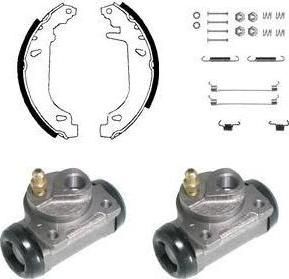 Delphi KP830 комплект тормозных колодок на PEUGEOT 306 (7B, N3, N5)