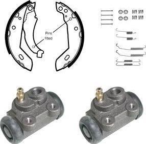 Delphi KP834 комплект тормозных колодок на PEUGEOT 309 II (3C, 3A)
