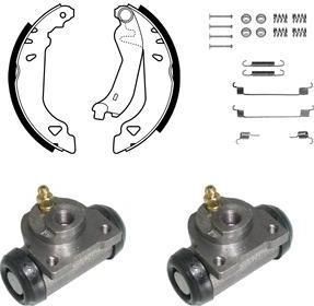 Delphi KP848 комплект тормозных колодок на FIAT PUNTO (176)