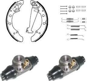 Delphi KP851 комплект тормозных колодок на VW LUPO (6X1, 6E1)