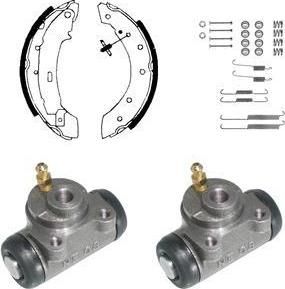 Delphi KP874 комплект тормозных колодок на RENAULT LAGUNA I (B56_, 556_)