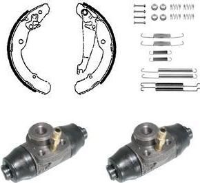 Delphi KP945 комплект тормозных колодок на SKODA OCTAVIA Combi (1U5)