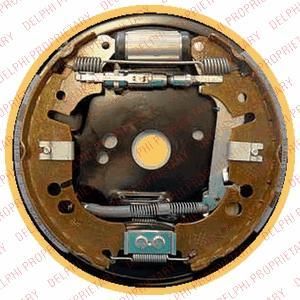 Delphi LG16059 комплект тормозных колодок на OPEL CORSA D