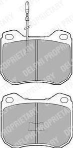 Delphi LP108 комплект тормозных колодок, дисковый тормоз на PEUGEOT 505 Break (551D)