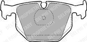 Delphi LP1143 комплект тормозных колодок, дисковый тормоз на Z4 (E85)