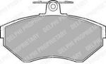 DELPHI Колодки передние VAG A4/Golf III/Passat B5/Vento/119x69.5/t=19.4mm (LP1410)