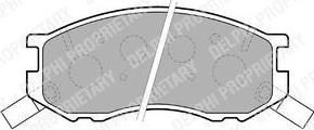 DELPHI Колодки торм.диск.пер.Toyota Previa 2,4-16v 90-> (04491-28221, LP1461)
