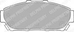 Delphi LP1534 комплект тормозных колодок, дисковый тормоз на HONDA INTEGRA купе (DC2, DC4)