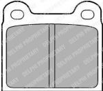 DELPHI Колодки тормозные дисковые MERCEDES 200, 220, 230, 240, 250, 260, 280, 300, 350, 380, 420, 450, 500, 560 / OPEL Rekord, Senator / SAAB 99 / VOLVO 140, 164, 240, 260, 740, 760, 780, 850, 940, 960, C70, S70, V70 (LP18)