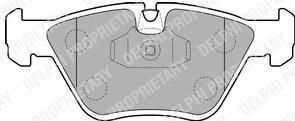 Delphi LP1843 Колодки тормозные E46 99-05/E83 04- передние