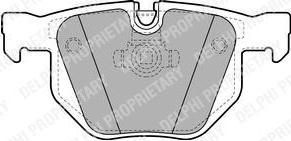 DELPHI Колодки задние E90/E61/E60 2.0-3.0 (LP1927)