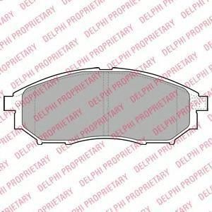 DELPHI Колодки тормозные дисковые NISSAN MURANO/PATHFINDER/QASHQAI/RENAULT KOLEOS передние (41060-CC090, LP2030)