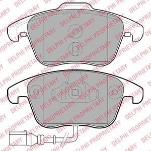 Delphi LP2110 Колодки тормозные AUDI Q3 11-/VW SHARAN 10-/TIGUAN 07- передние